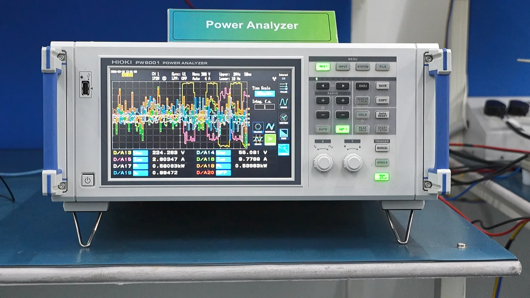 Power analyser in EDTC's electronics testing lab, Noida