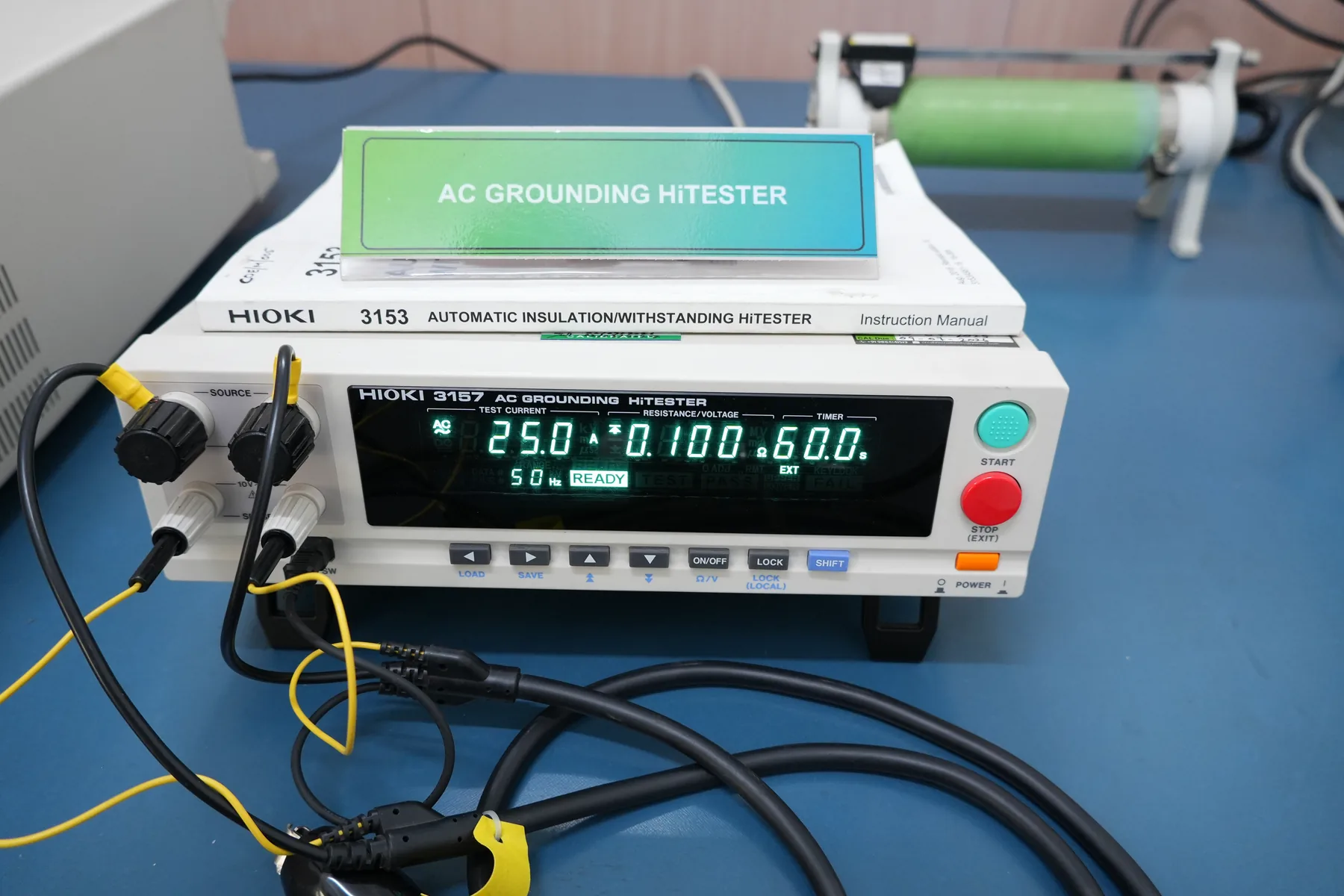 Ground Bond Tester at EDTC's electronics testing lab, Noida