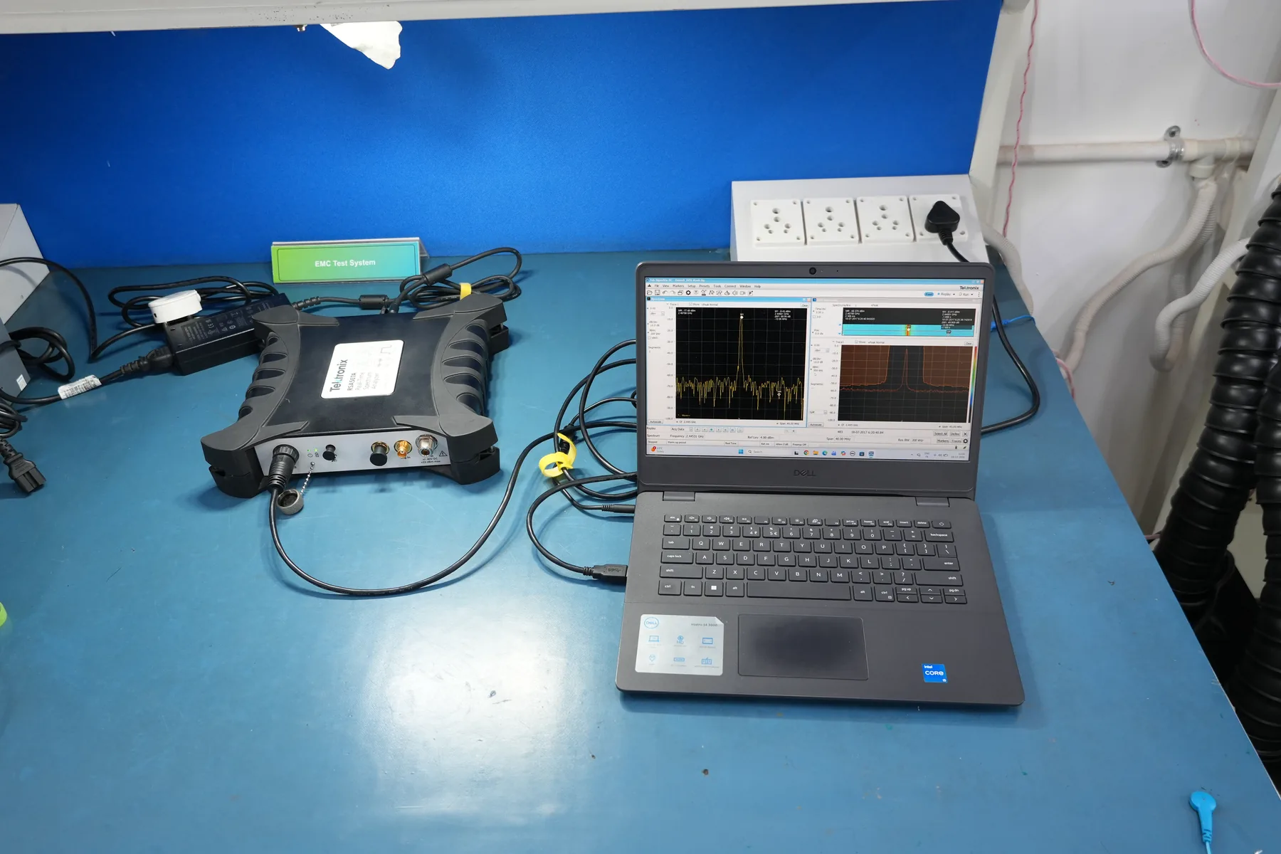 EMI Testing Setup at EDTC's electronics testing lab, Noida