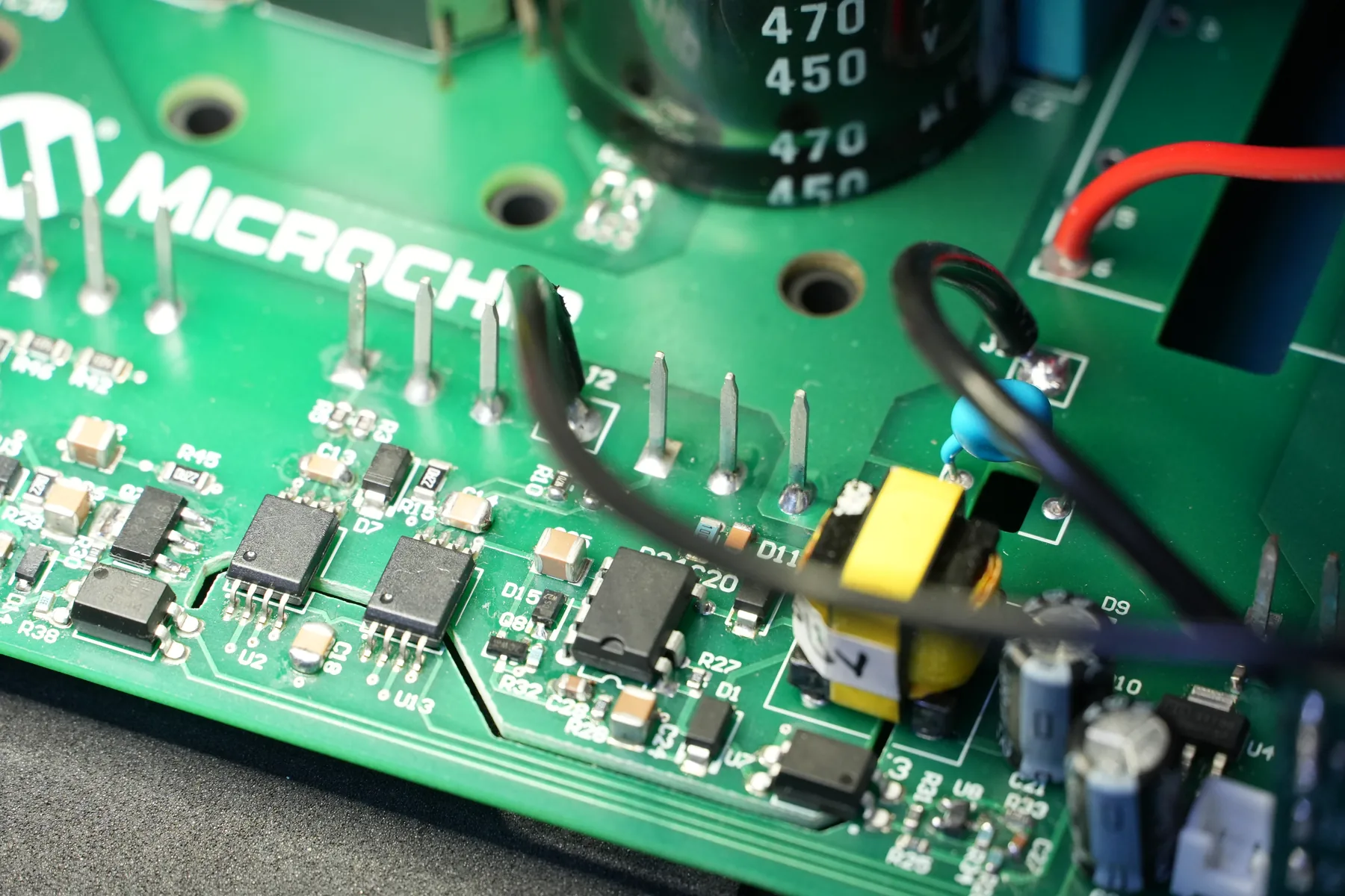 PCB Inspection & Rework at EDTC's electronics testing lab, Noida