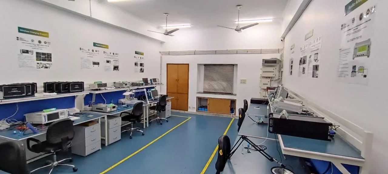 PCB assembly area at EDTC Noida