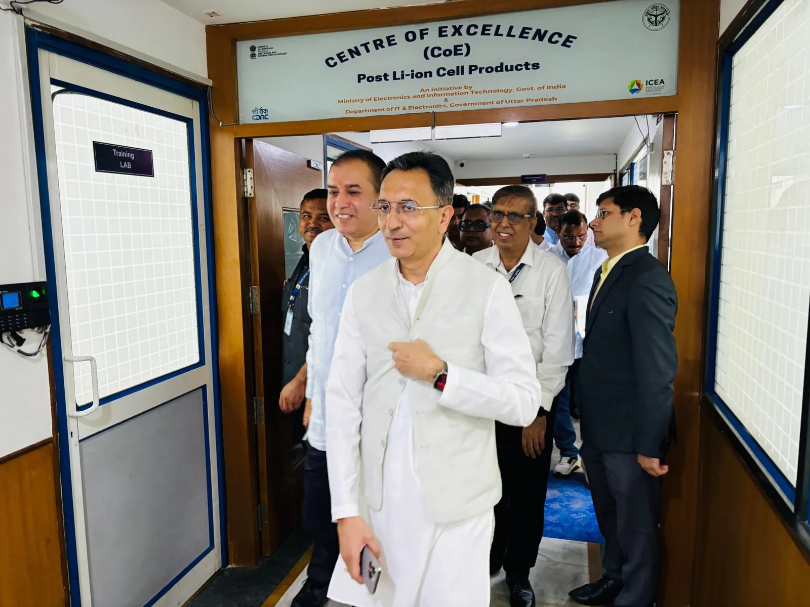 Visit by Shri Jitin Prasada, MoS for Electronics & IT; Commerce & Industry